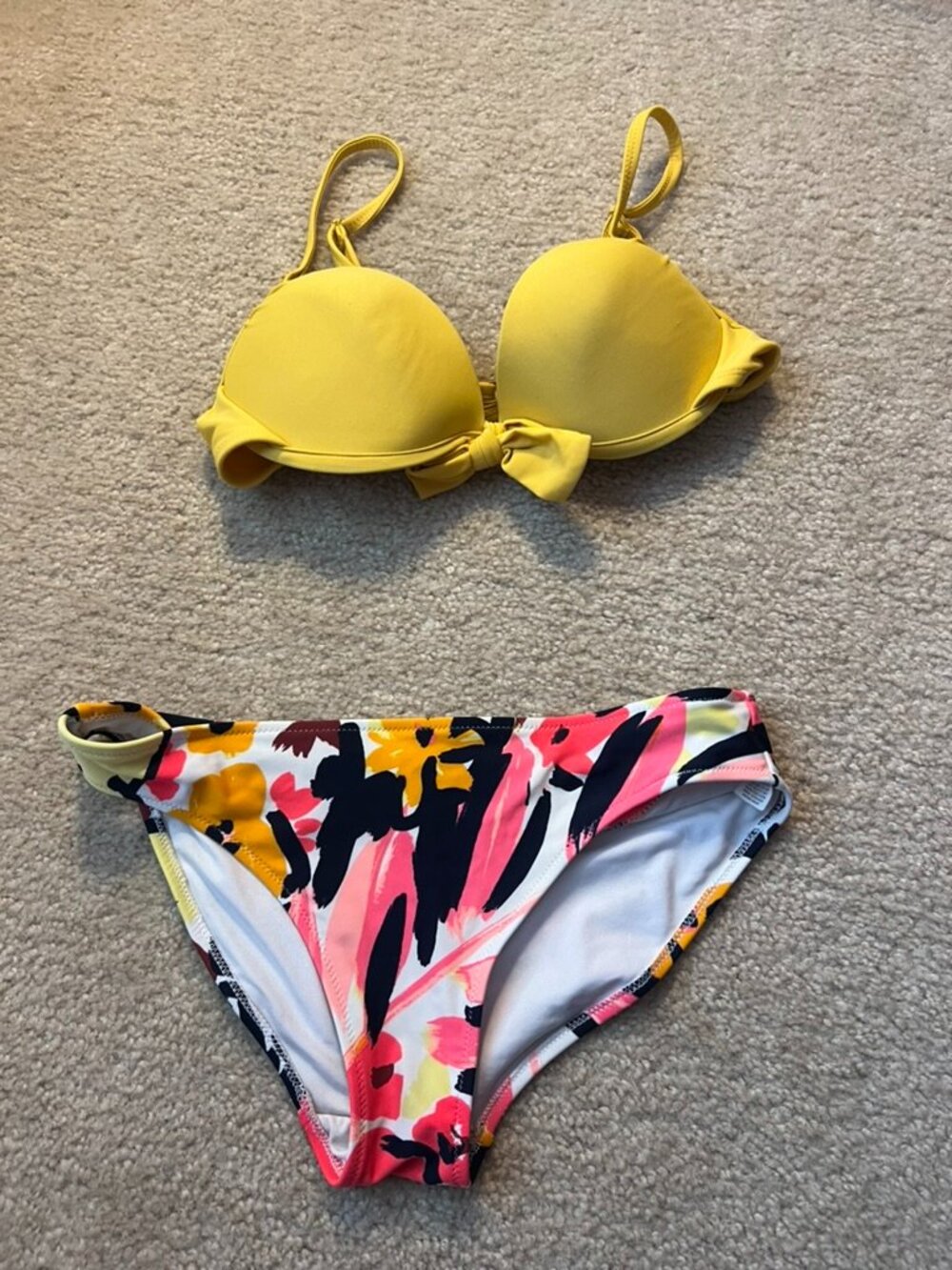 Multicolor Bikini Set
